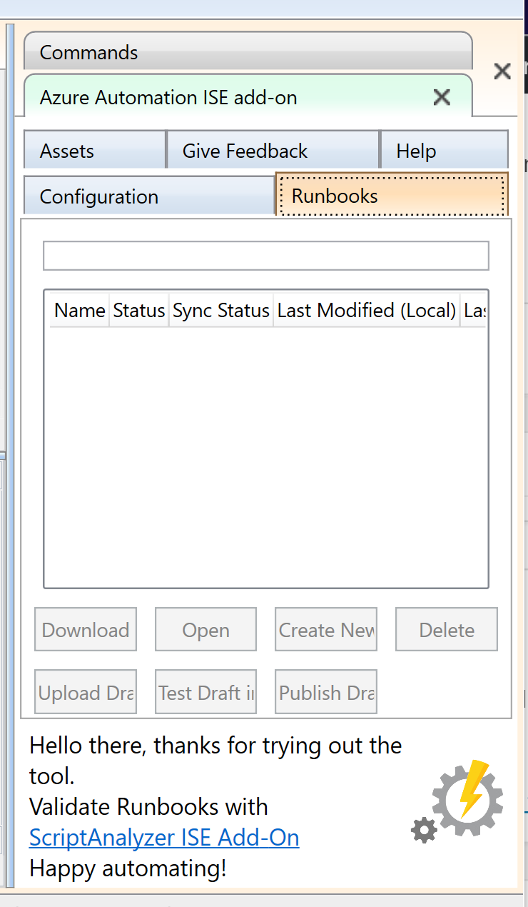 PowerShell Automation ISE